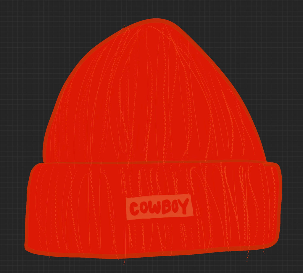Fire Engine Red Beanie